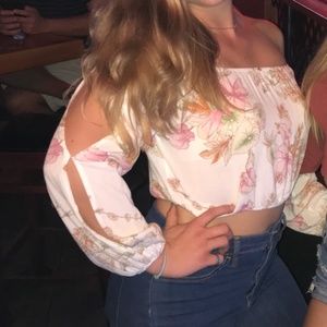 3 long sleeve crop tops